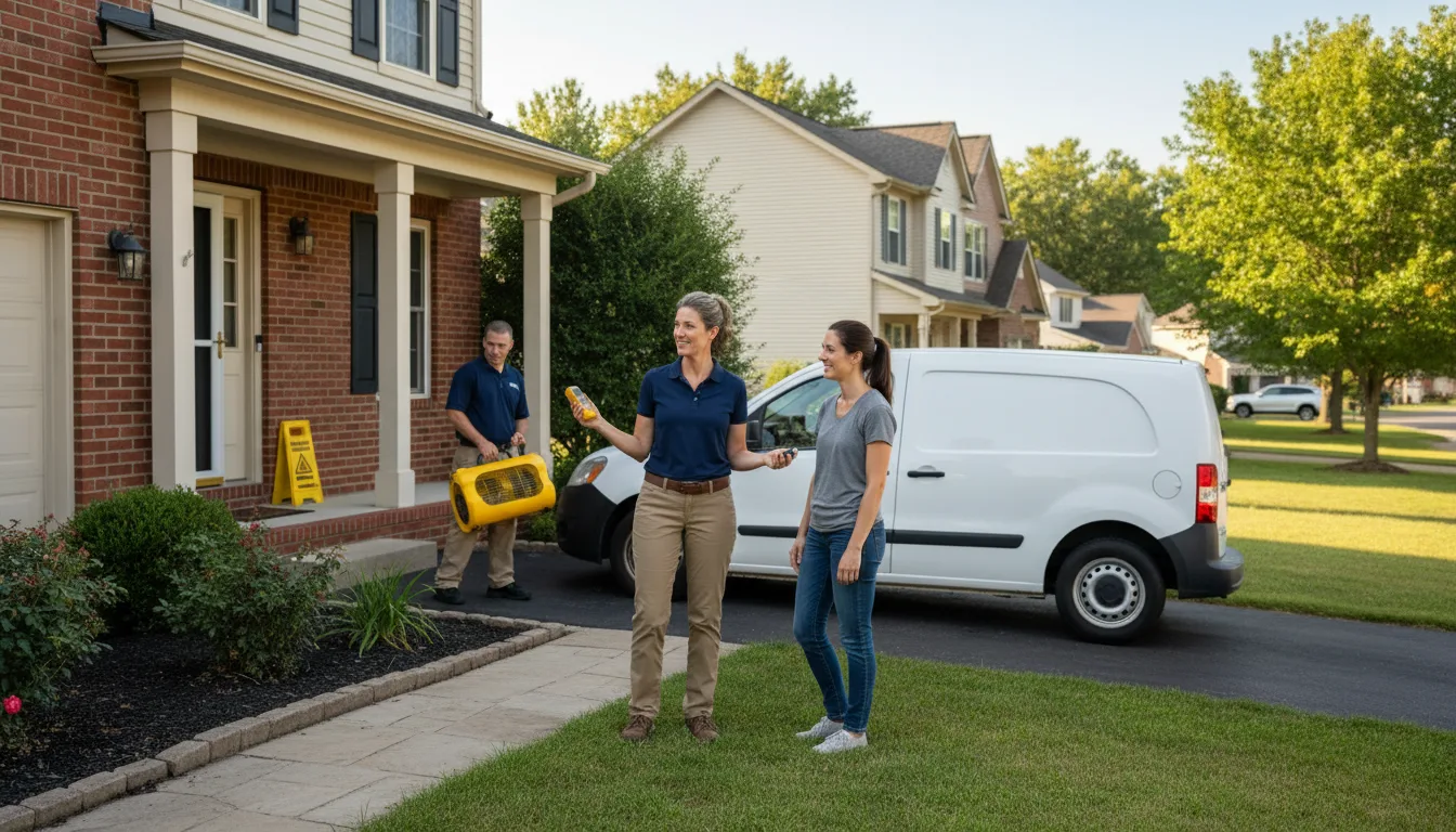 Residential water damage restoration in Calhoun, KY